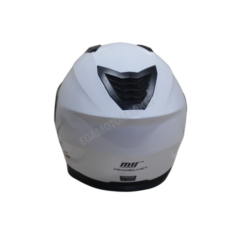 Mts Helmet M-966 White Çene Açılır Kask – Güneş Vizörlü, Ce