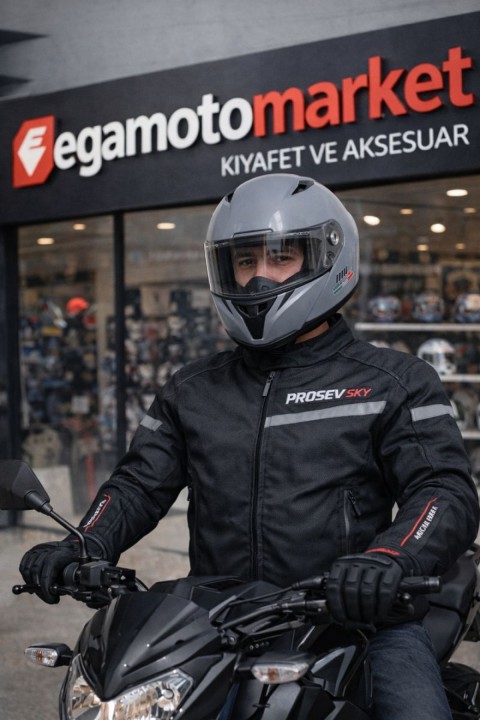 Mts Helmet M-66 Grey Çene Açılır Kask – Gri, Güneş Vizörlü, Ce