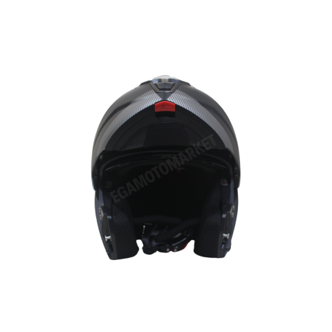 Mts Helmet M-966 Wx20 Red Çene Açılır Kask – Siyah Kırmızı Güneş Vizörlü, Ce