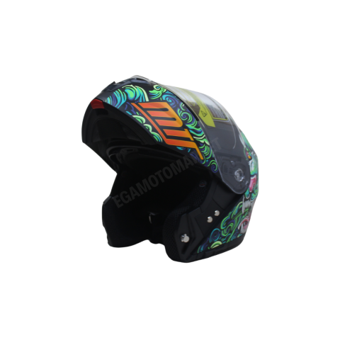 Mts Helmets Drago M-966 Çene Açılır Kask – Güneş Vizörlü, Ce
