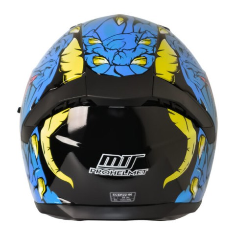 Mts M-910 Kraken Full Face Kask – Fiber Kabuk, Güneş Vizörlü, Dot-ce