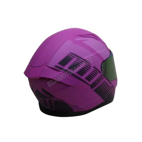 Mts M-910 Lady Fuchsia Full Face Kadın Kask – Güneş Vizörlü, Dot-ce