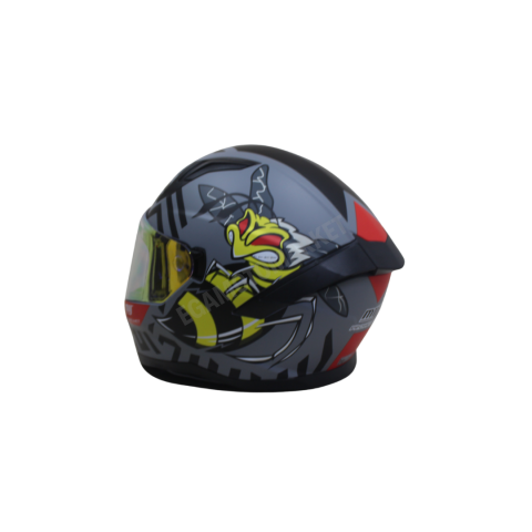 Mts M-910 Mat Grayy Full Face Kask – Fiber Kabuk, Güneş Vizörlü, Dot-ce