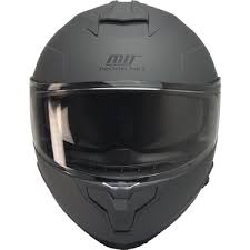 Mts X340 (mat Grey) Thunder Motosiklet Kaskı Spoiler Mod Güneş Vizörlü Full Face Kask