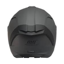 Mts X340 (mat Grey) Thunder Motosiklet Kaskı Spoiler Mod Güneş Vizörlü Full Face Kask