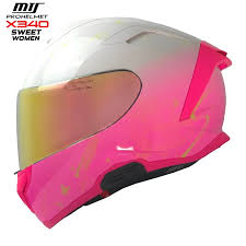 Mts X340 (sweet) Thunder Motosiklet Kaskı Spoiler Mod Güneş Vizörlü Full Face Kask