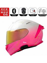 Mts X340 (sweet) Thunder Motosiklet Kaskı Spoiler Mod Güneş Vizörlü Full Face Kask