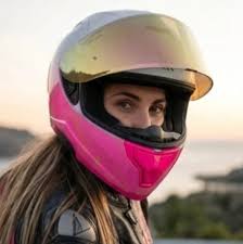 Mts X340 (sweet) Thunder Motosiklet Kaskı Spoiler Mod Güneş Vizörlü Full Face Kask