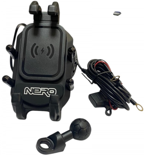 (nero) Şarjlı W-707 Ayna Bağlantılı Telefon Tutucu (titreşim Modüllü)