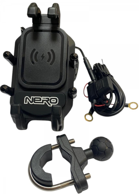 (nero) Şarjlı W-707 Gidon Bağlantılı Telefon Tutucu (titreşim Modüllü)