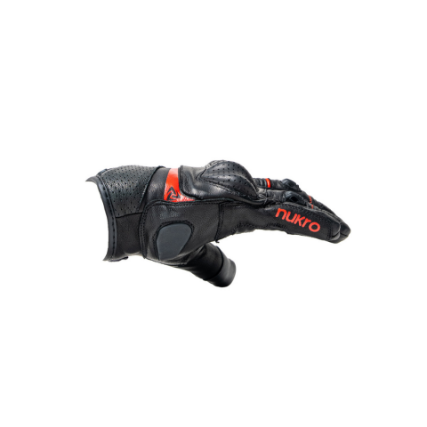 Nukro Mercury Deri Eldiven Kırmızı (m) Beden Ce En 13594 Sertifikalı Koruma Bay / Bayan