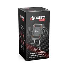 Nukro Tech Titreşim Modüllü Telefon Tutucu M33