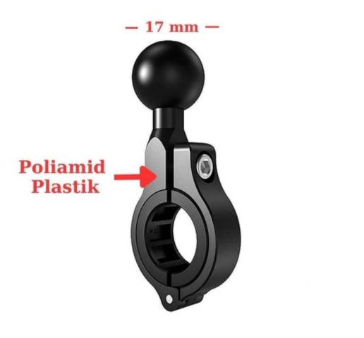 Nukrotech 17mm Toplu Poliamid Gidon Bağlantı Aparatı Nukrotech 17mm Toplu Poliamid Gidon Bağlantı Aparatı