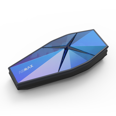 (nukrotech) Asmax F1 Pro – Mesh Ve Sesli Komut İnterkom (shiny Blue)
