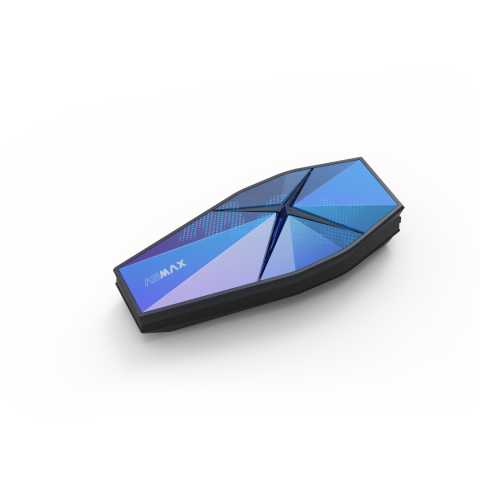 (nukrotech) Asmax F1 Pro – Mesh Ve Sesli Komut İnterkom (shiny Blue)