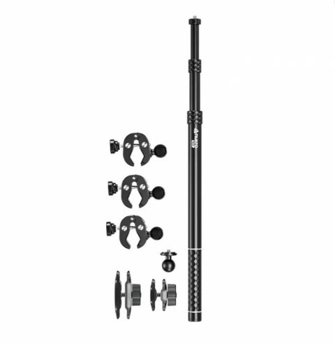 Nukrotech (qg-2) Motosiklet 360 Aksiyon Kamera Çubuğu