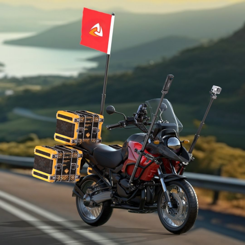 Nukrotech (qg-2) Motosiklet 360 Aksiyon Kamera Çubuğu