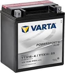 Powersports Agm  Ytx16bs 12v14ah 210a Akü