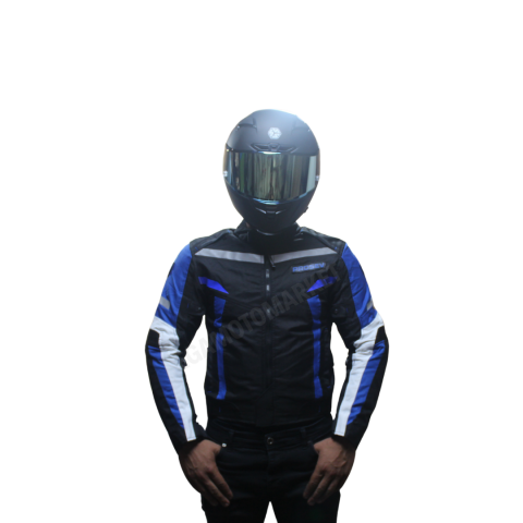 Prosev Jkt01 Blue 4 Mevsim Motosiklet Montu – Mavi Ce Onaylı, Reflektörlü, Dayanıklı Kumaşlı