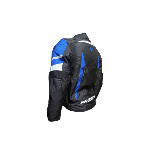 Prosev Jkt01 Blue 4 Mevsim Motosiklet Montu – Mavi Ce Onaylı, Reflektörlü, Dayanıklı Kumaşlı