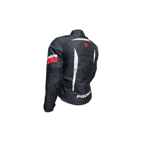 Prosev Jkt01 Red 4 Mevsim Motosiklet Montu – Kırmızı Ce Onaylı, Reflektörlü, Dayanıklı Kumaşlı