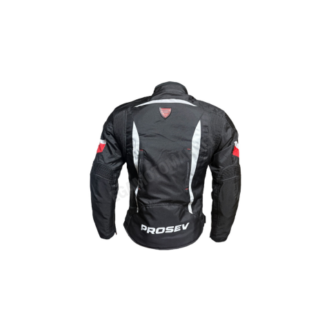 Prosev Jkt01 Red 4 Mevsim Motosiklet Montu – Kırmızı Ce Onaylı, Reflektörlü, Dayanıklı Kumaşlı