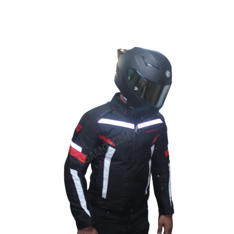 Prosev Jkt01 Red 4 Mevsim Motosiklet Montu – Kırmızı Ce Onaylı, Reflektörlü, Dayanıklı Kumaşlı XL