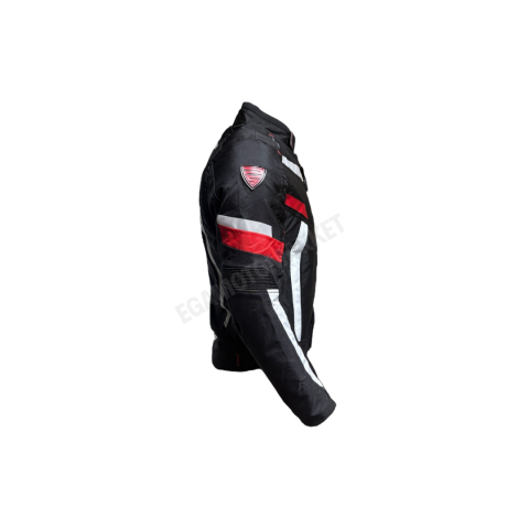 Prosev Jkt01 Red 4 Mevsim Motosiklet Montu – Kırmızı Ce Onaylı, Reflektörlü, Dayanıklı Kumaşlı