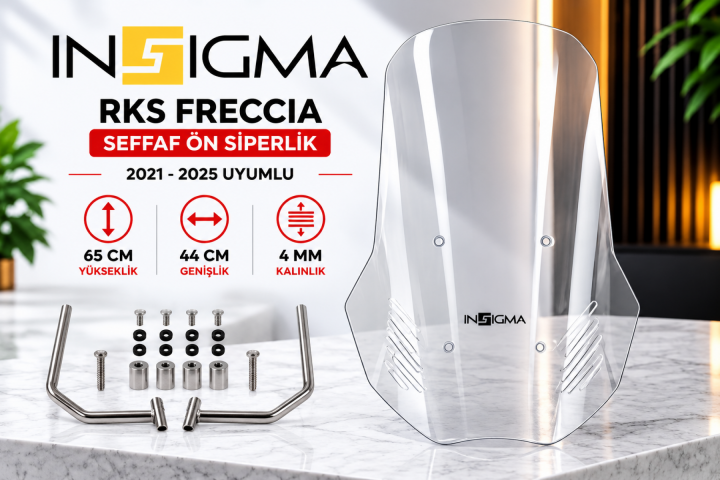 Rks Freccia 125 - 150 Ön Cam Şeffaf (siperlik)