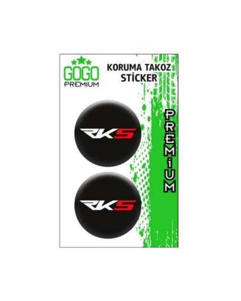 Rks Koruma Takozu 4x4 (2'li) Damla Sticker Seti