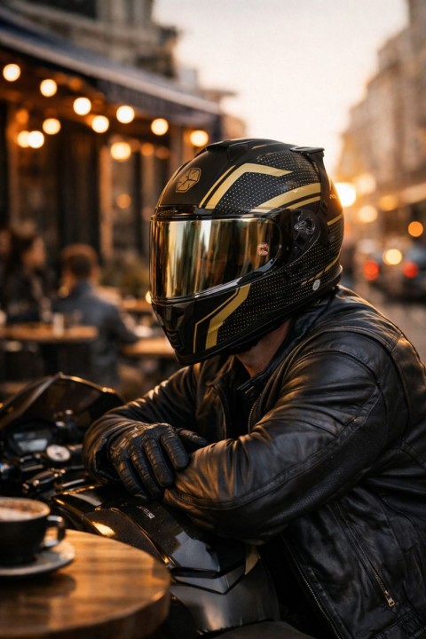 Scoyco Blade Full Face Kask – Güneş Vizörlü Dot-ce