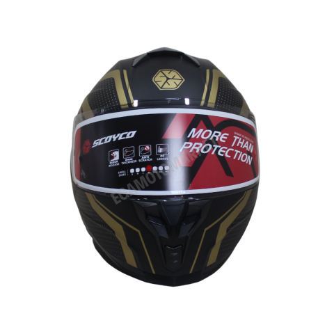 Scoyco Blade Full Face Kask – Güneş Vizörlü Dot-ce