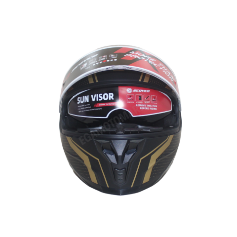 Scoyco Blade Full Face Kask – Güneş Vizörlü Dot-ce