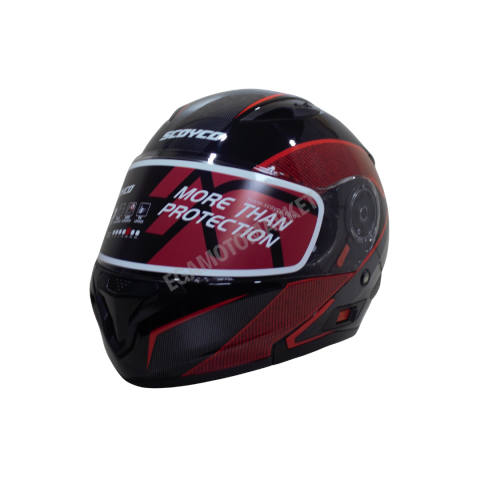 Scoyco Breker Ff-868 Çene Açılır Kask – Güneş Vizörlü, Dot-ce