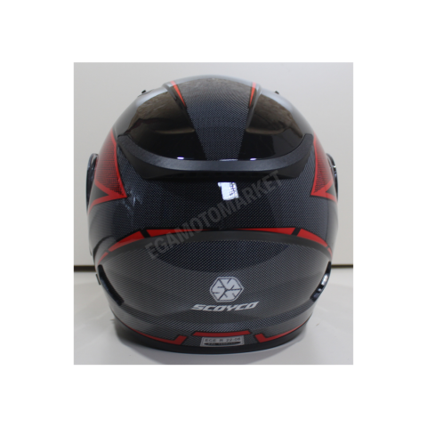 Scoyco Night Ff-868 Çene Açılır Kask – Güneş Vizörlü, Dot-ce