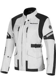 Scoyco Ce 3400 Bayan Motosiklet Montu 4 Mevsim Dayanıklı Kumaş (rose Leather-white)