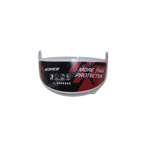 Scoyco Ff868 Kask Camı – Şeffaf, Siyah, Gold | Pinlock Uyumlu Dot