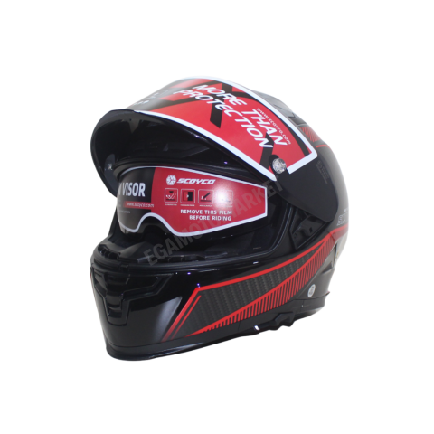 Scoyco Fire Ff-871 Full Face Kask – Güneş Vizörlü Dot-ce