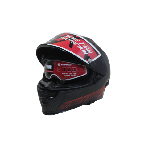 Scoyco Freedom Full Face Kask – Güneş Vizörlü Dot-ce