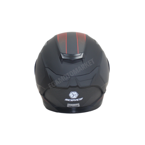 Scoyco Freedom Full Face Kask – Güneş Vizörlü Dot-ce