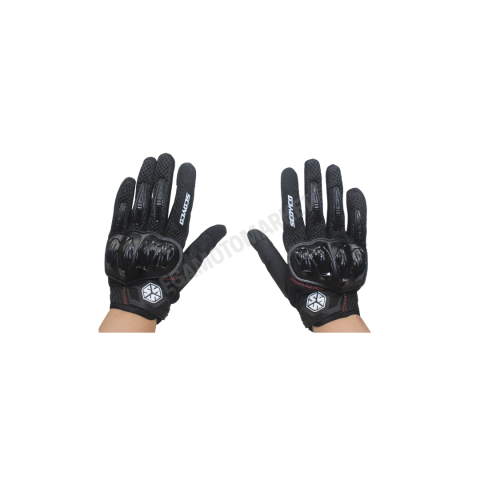 Scoyco Mc151 Black Motosiklet Eldiveni – Siyah Neopren Kumaş, Full Koruma, Kaydırmaz