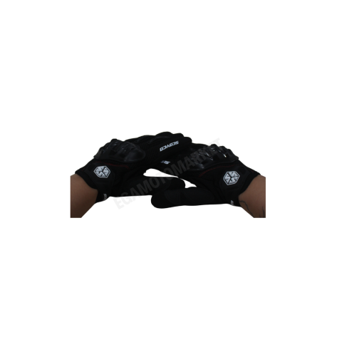 Scoyco Mc151 Black Motosiklet Eldiveni – Siyah Neopren Kumaş, Full Koruma, Kaydırmaz