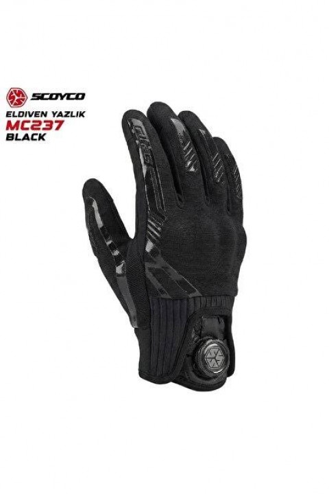 Scoyco Mc237 Yazlık Korumalı Eldiven (siyah)