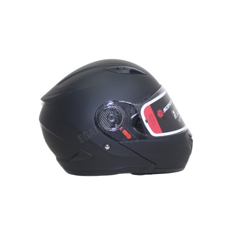 Scoyco Night Ff-868 Çene Açılır Kask – Güneş Vizörlü, Dot-ce