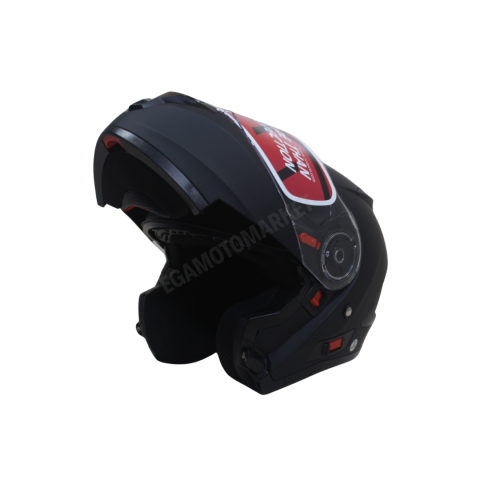 Scoyco Night Ff-868 Çene Açılır Kask Mat Siyah – Güneş Vizörlü, Dot-ce