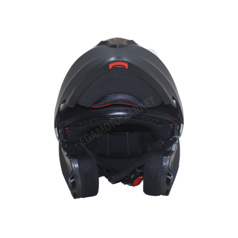 Scoyco Night Ff-868 Çene Açılır Kask Mat Siyah – Güneş Vizörlü, Dot-ce