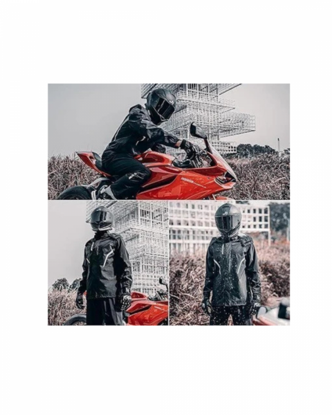 Scoyco Rc 10 Yağmurluk Takımı Siyah Bay / Bayan