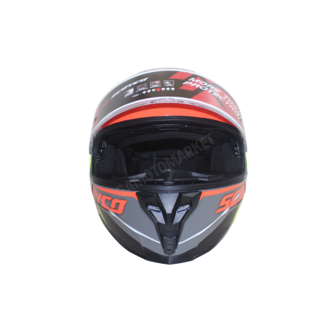 Scoyco Shark Full Face Kask – Güneş Vizörlü Dot-ce