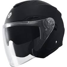 Scoyco Shuttle Of-669 Yarım Kask Mat Siyah – Güneş Gözlüğü, Dot-ce