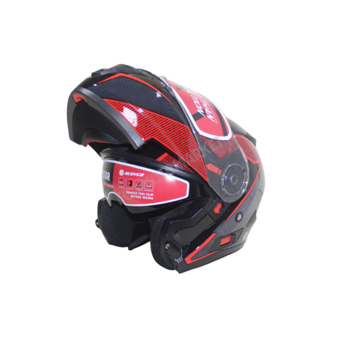 Scoyco Sky Breaker Ff-868 Çene Açılır Kask – Güneş Vizörlü, Dot-ce